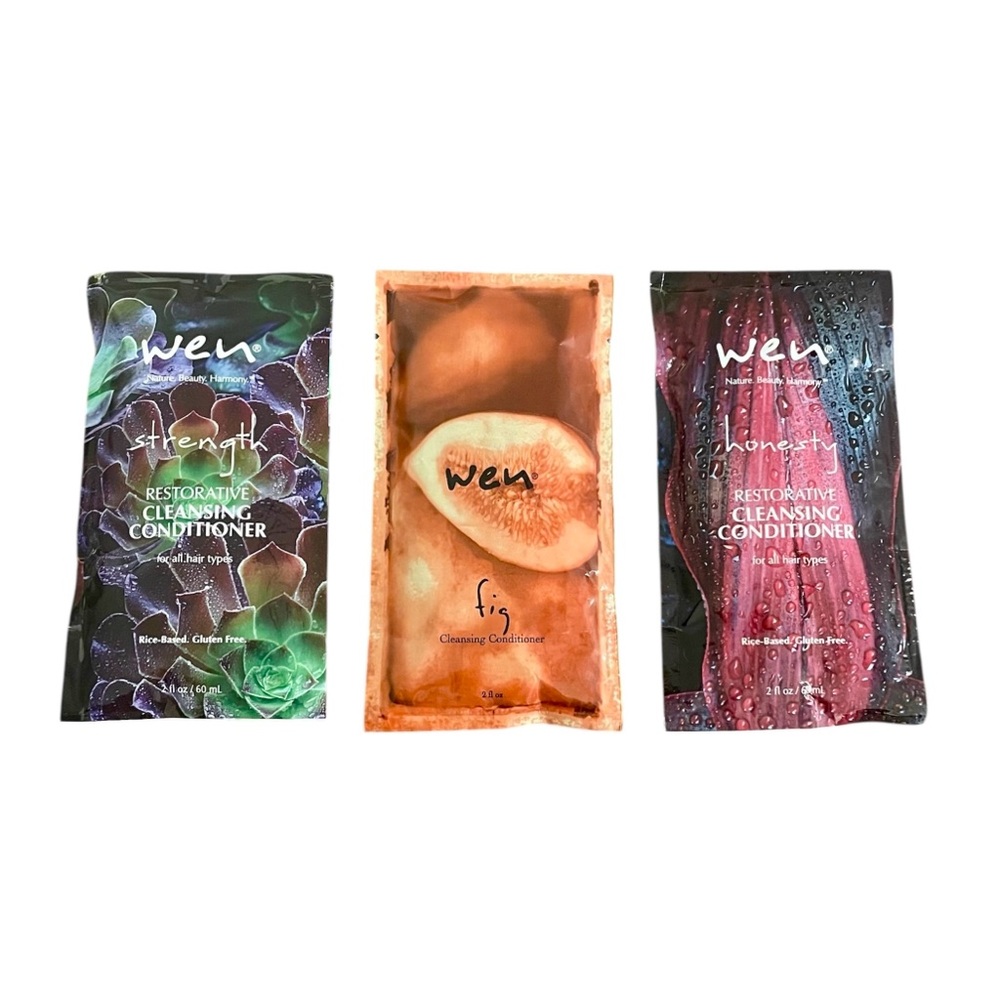 Wen Cleansing Conditioner 2 oz Travel Size Packets Set of 3